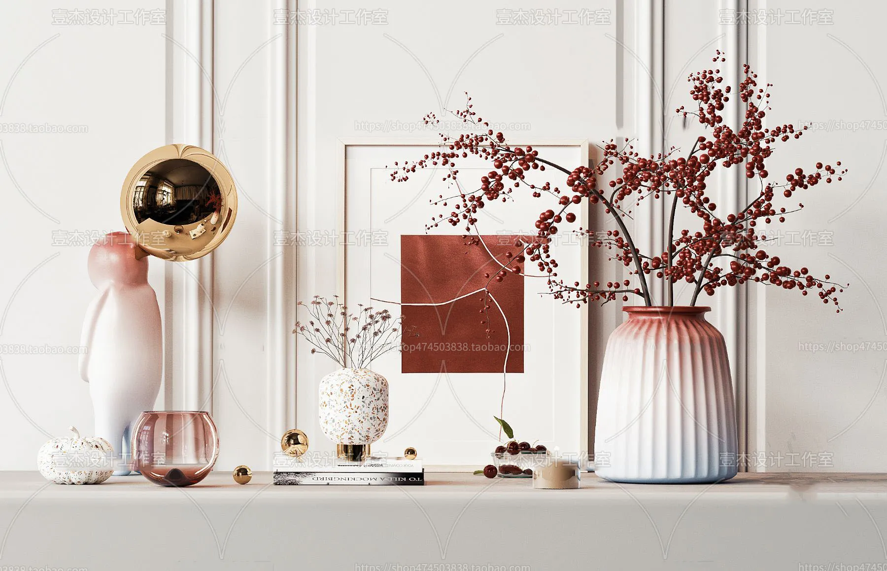 DECORATION SETS – 3D MODELS – 342 – PRO