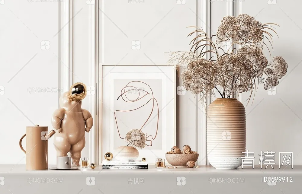 DECORATION SETS – 3D MODELS – 474 – PRO