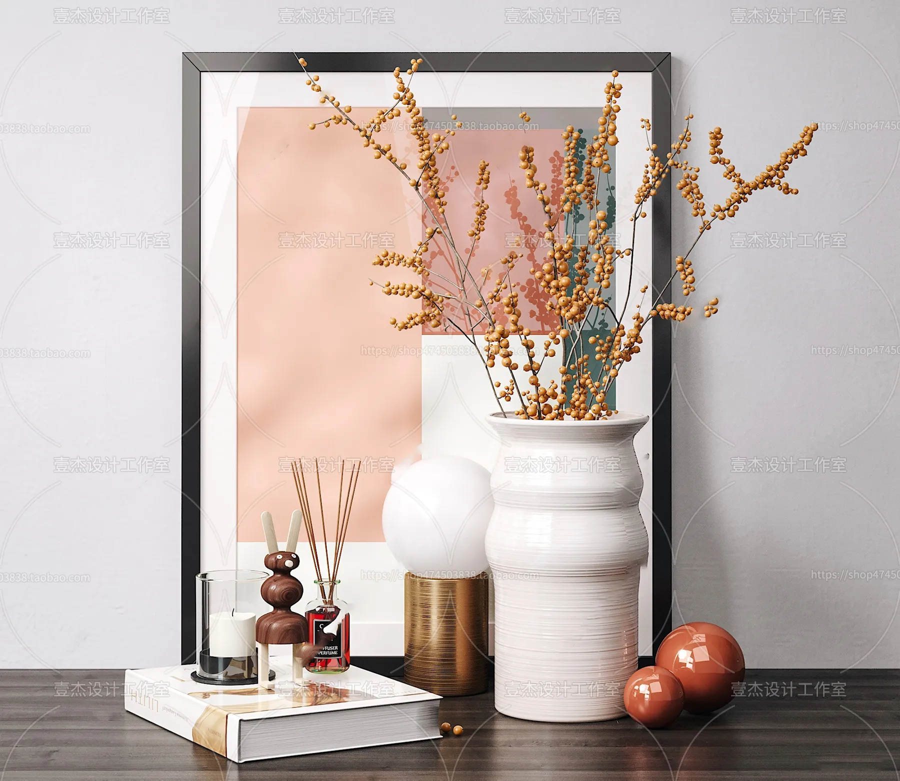 DECORATION SETS – 3D MODELS – 619 – PRO