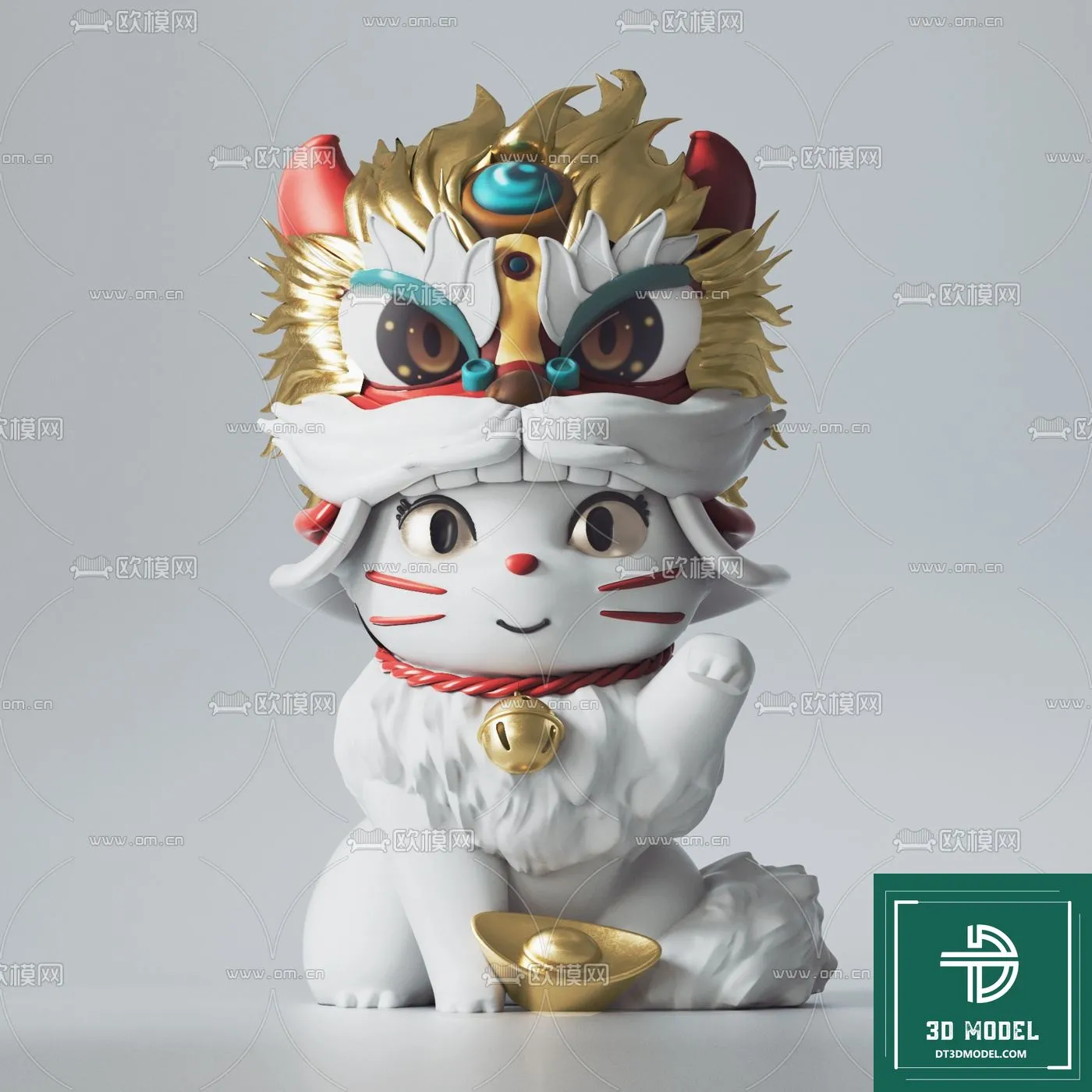 LUCKY CAT – 3D MODELS – 005 – PRO