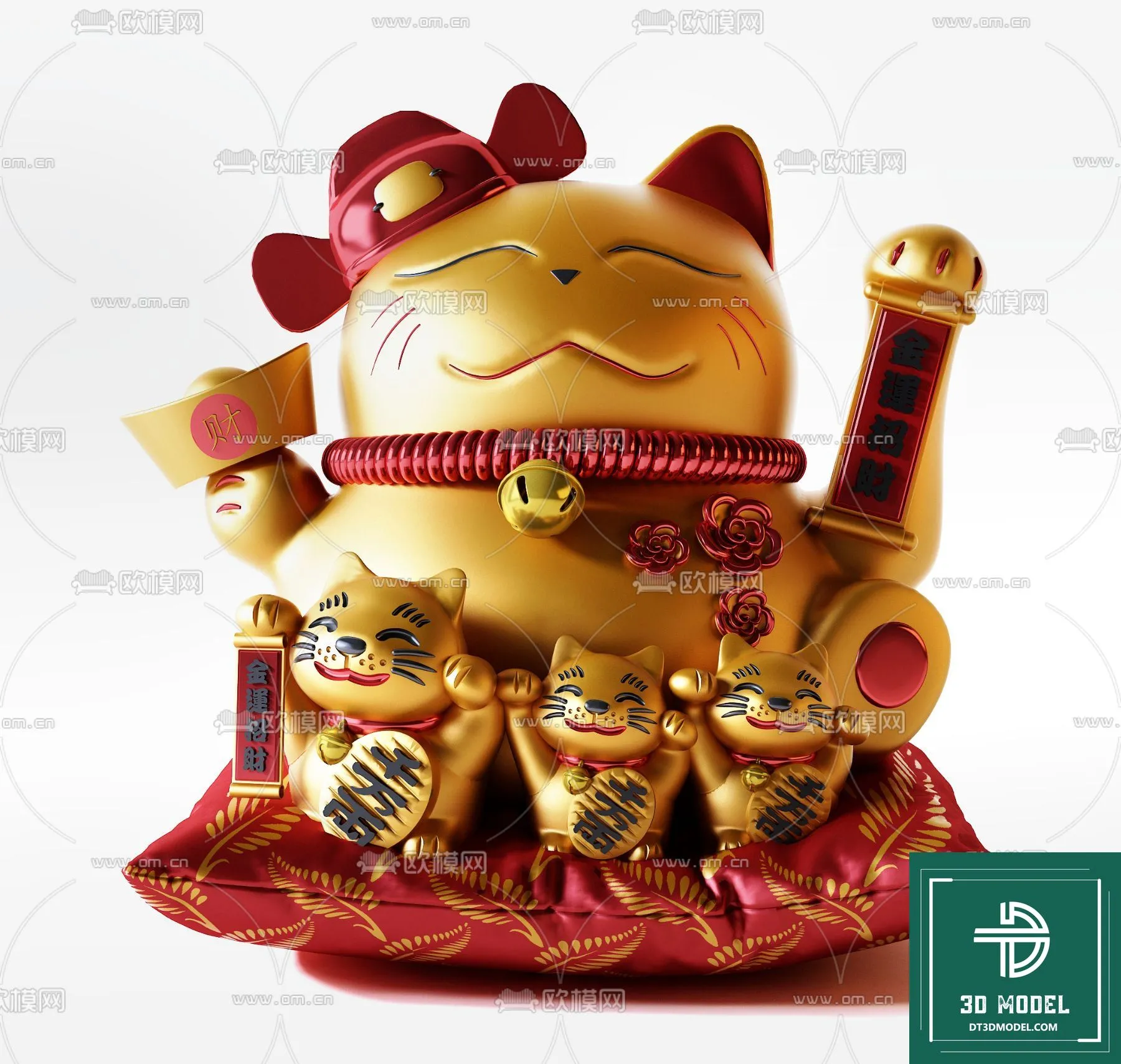 LUCKY CAT – 3D MODELS – 026 – PRO