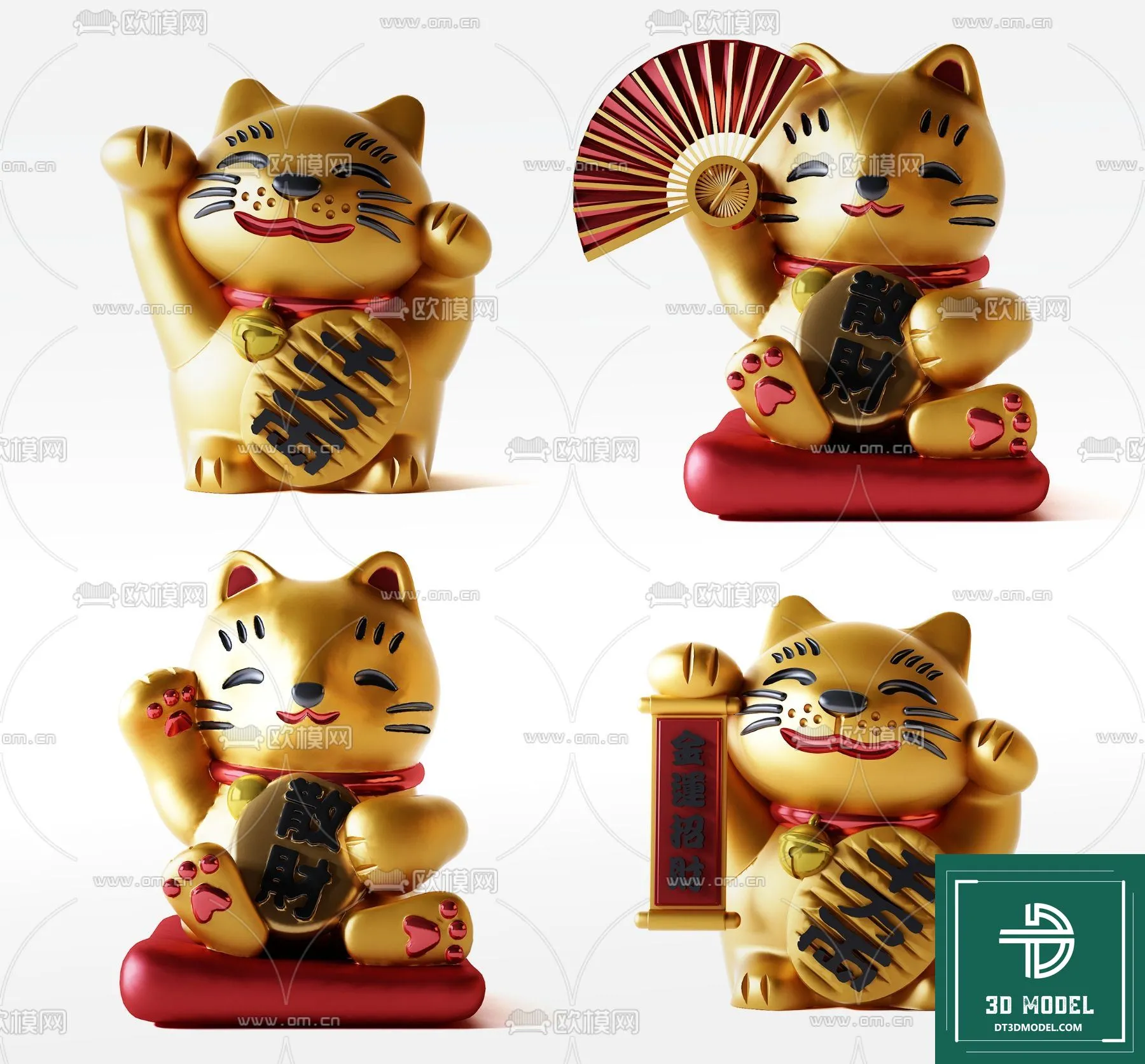 LUCKY CAT – 3D MODELS – 027 – PRO