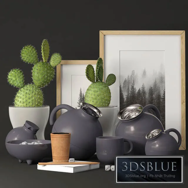 Decorative set number 2 3DS Max - thumbnail 3