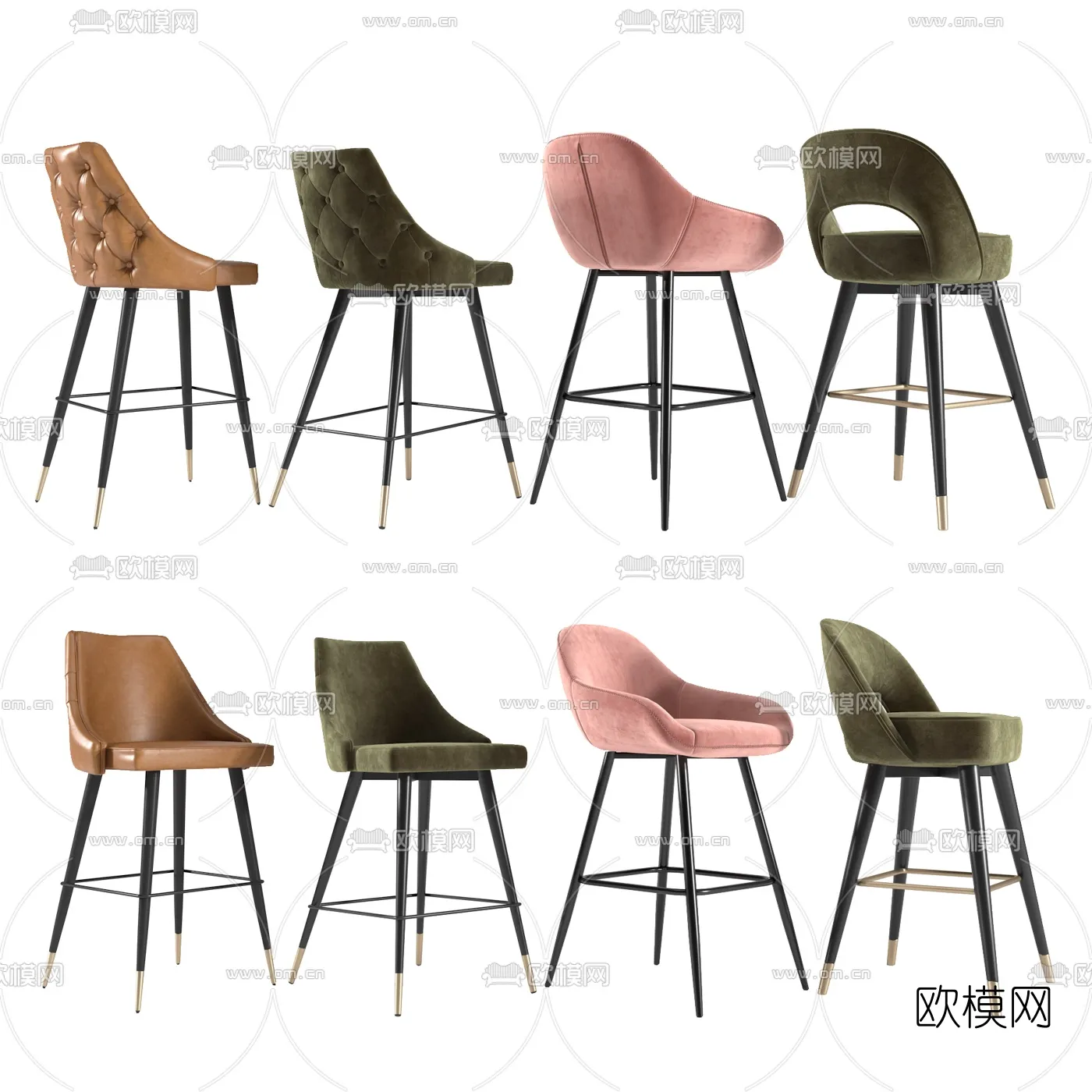 STOOL – BAR CHAIR – 3DMODELS – 003 – PRO