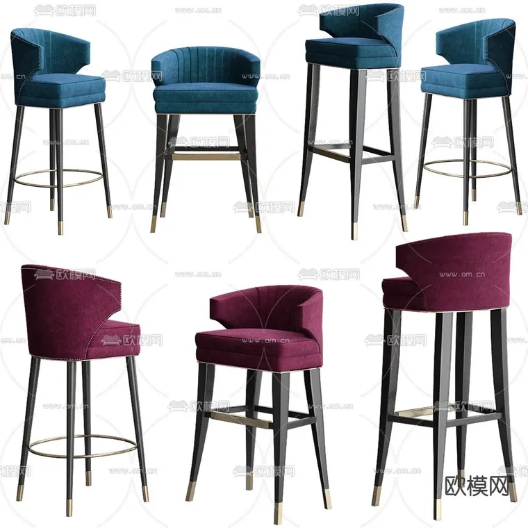 STOOL – BAR CHAIR – 3DMODELS – 014 – PRO