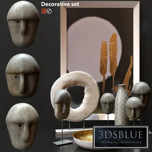 DECORATION – DECORATIVE SET – 3DSKY Models – 3041
