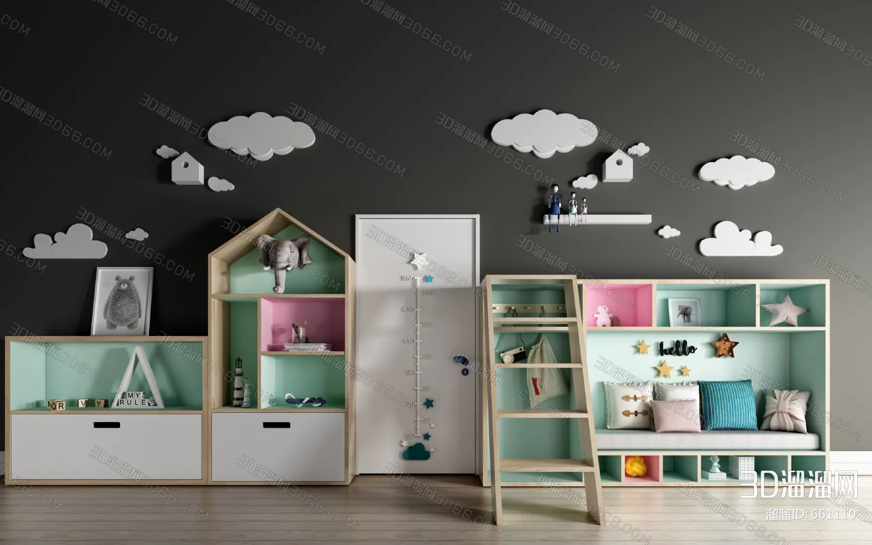 CHILDROOM – 3D SCENES – VRAY – 441