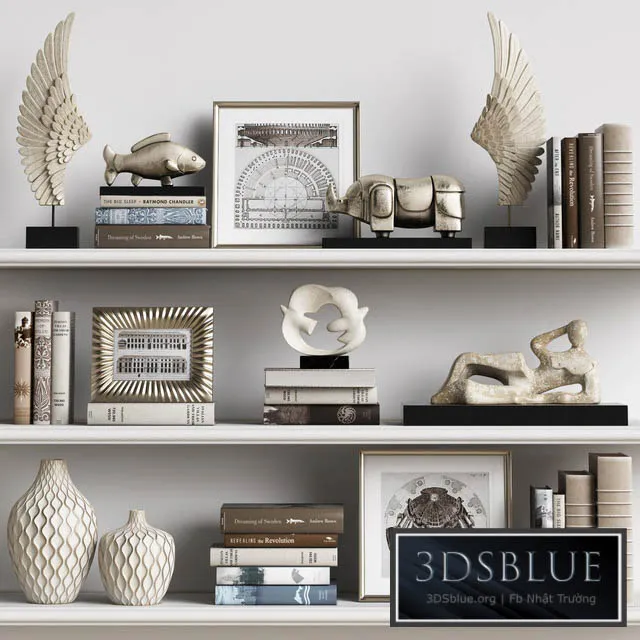 Decor Set 66 3DS Max - thumbnail 3