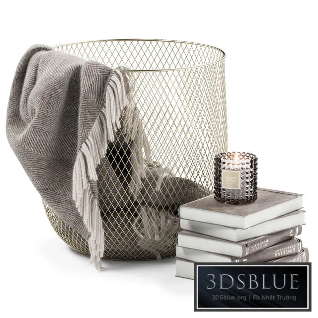 METAL BASKET DECOR 07 3DS Max - thumbnail 3