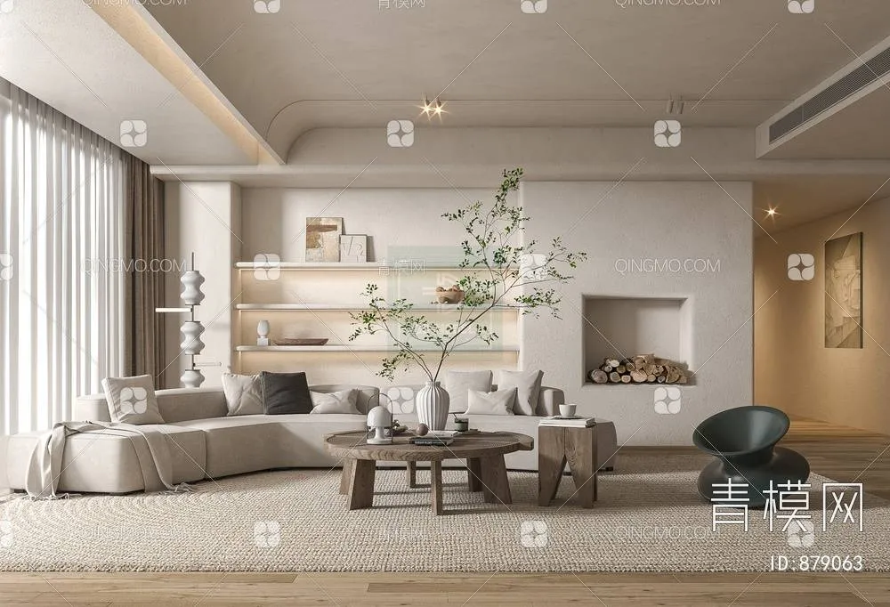 LIVING ROOM 3D SCENES – BLOCKS – 702 – PRO