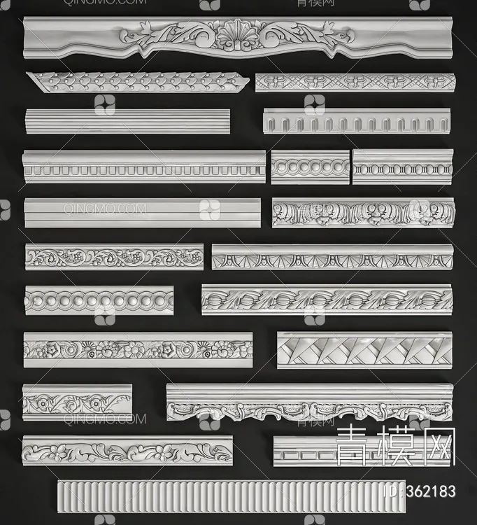 CLASSIC MOLDING – MOULDING – 3D MODELS – 039 – PRO