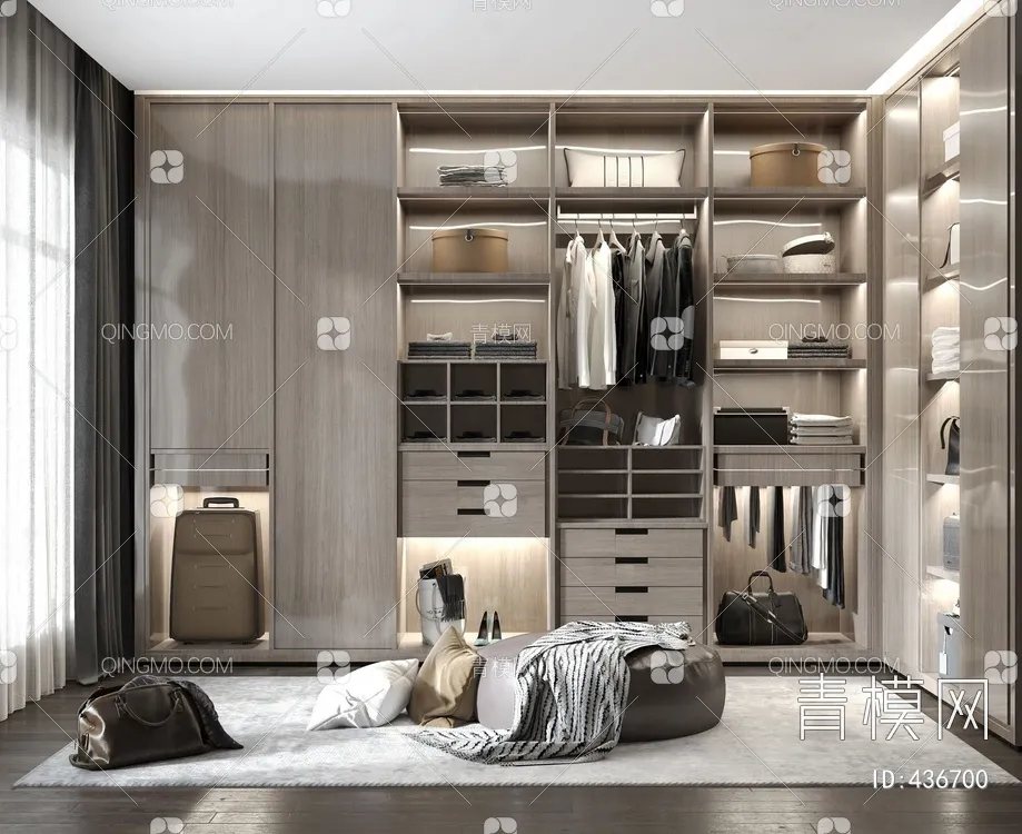 WARDROBE – CLOSET – 3DS MAX MODELS – 067 – PRO