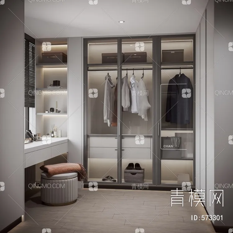 WARDROBE – CLOSET – 3DS MAX MODELS – 202 – PRO