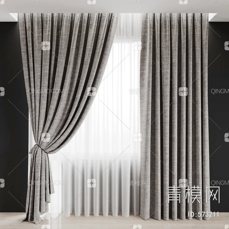 MODERN CURTAIN – 3D MODELS – 028 – PRO