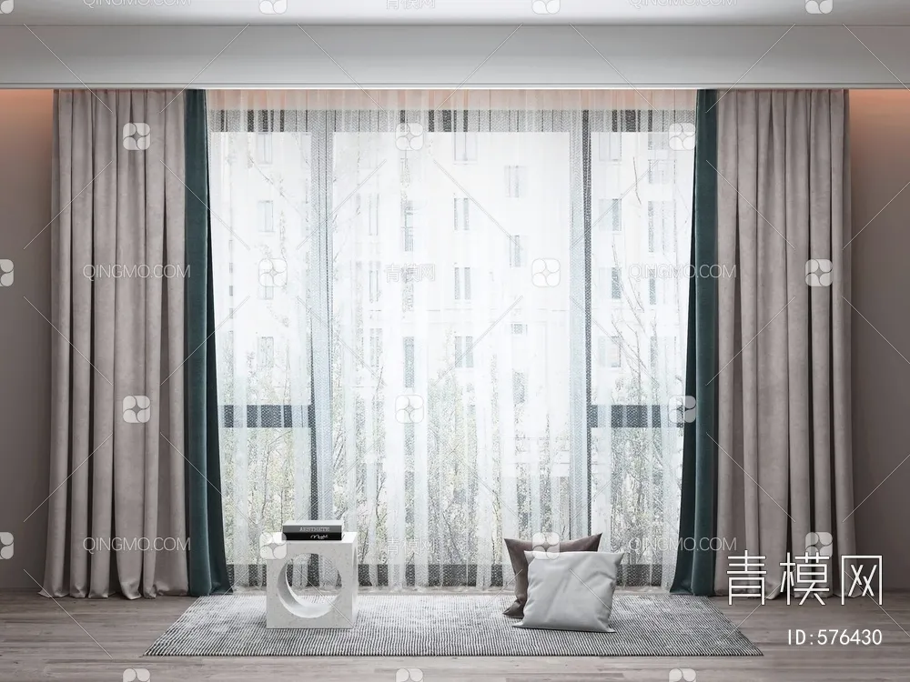 MODERN CURTAIN – 3D MODELS – 030 – PRO