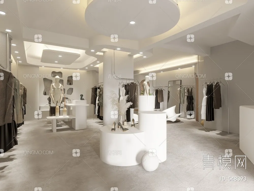 CLOTHES SHOP – 3D MODELS – DECOR – 138 – PRO