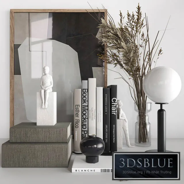 Decorative Set 3DS Max - thumbnail 3