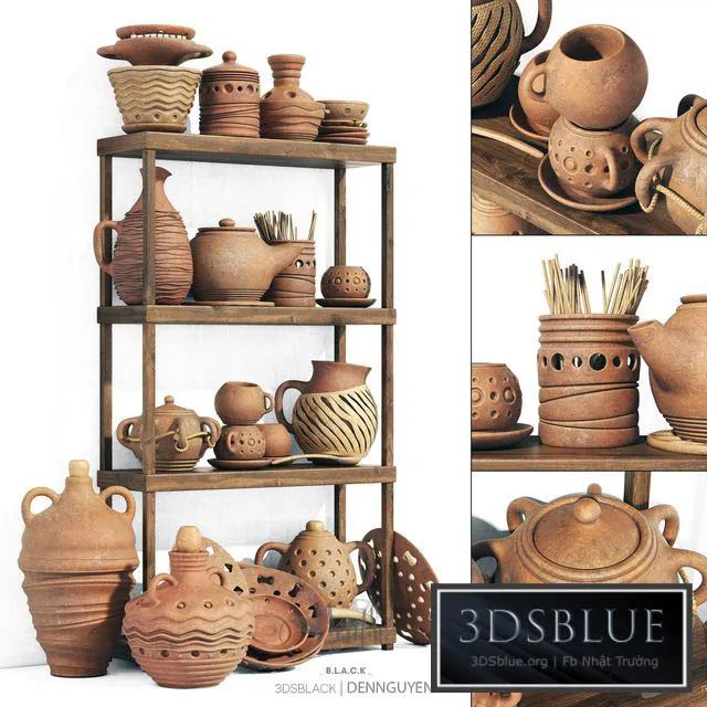 DECORATION – DECORATIVE SET – 3DSKY Models – 3334