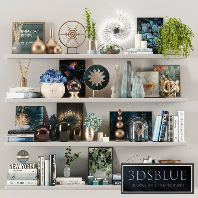 Decorative set 02 3DS Max - thumbnail 3