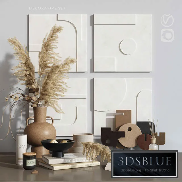 DECORATION – DECORATIVE SET – 3DSKY Models – 3354