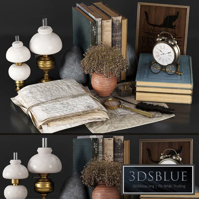 DECORATION – DECORATIVE SET – 3DSKY Models – 3364