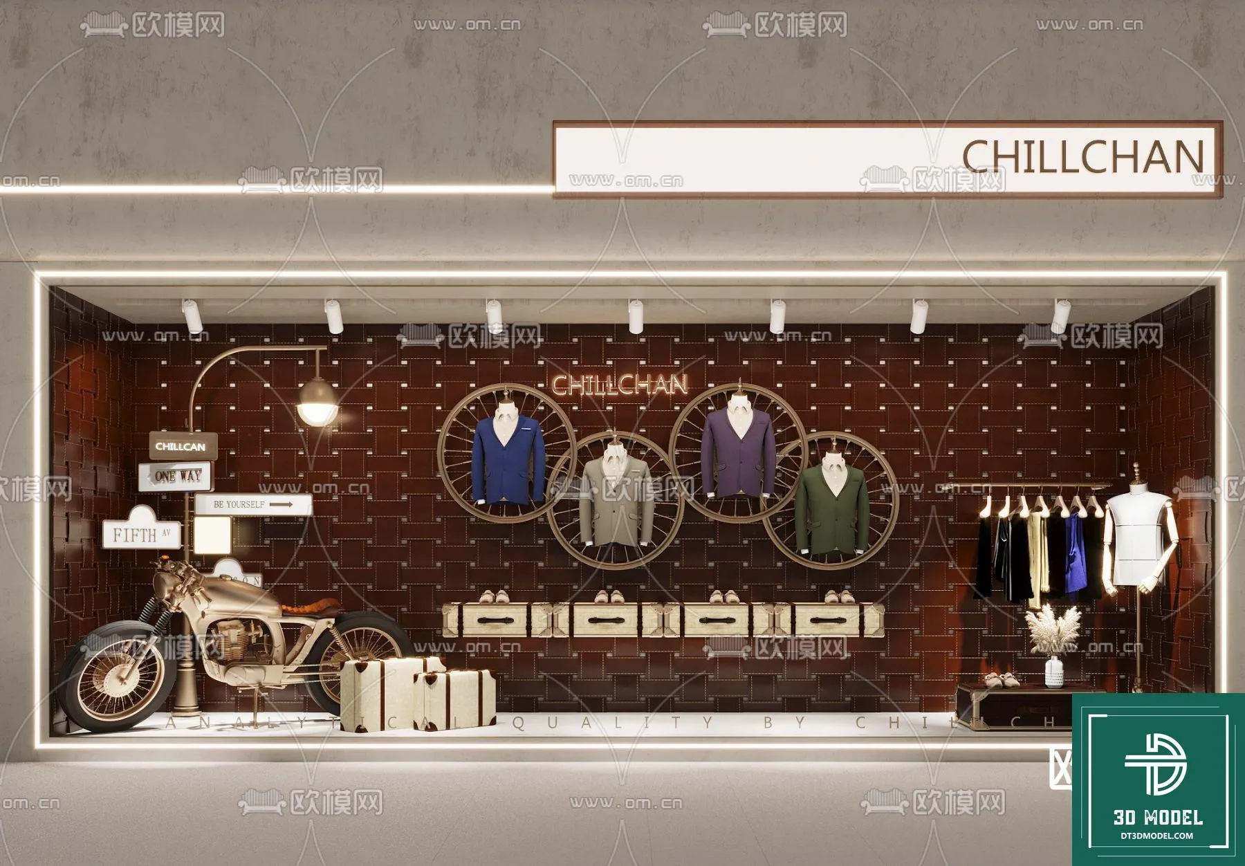 CLOTHES SHOP DECOR – 3D MODELS – 033 – PRO