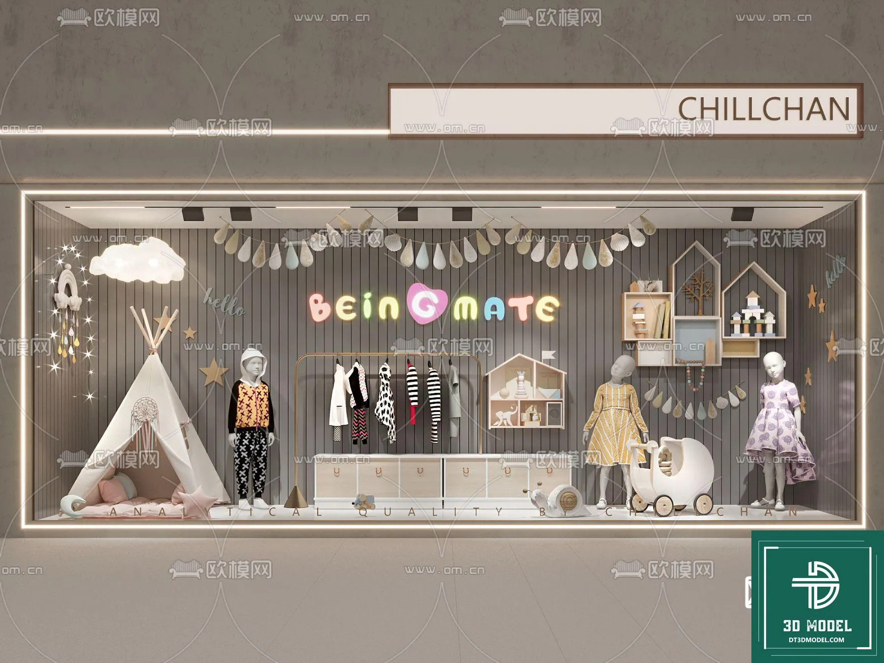 CLOTHES SHOP DECOR – 3D MODELS – 046 – PRO