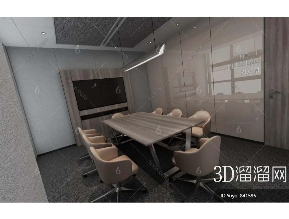 OFFICE SCENES – BLOCKS 3D MODELS – 203 – PRO