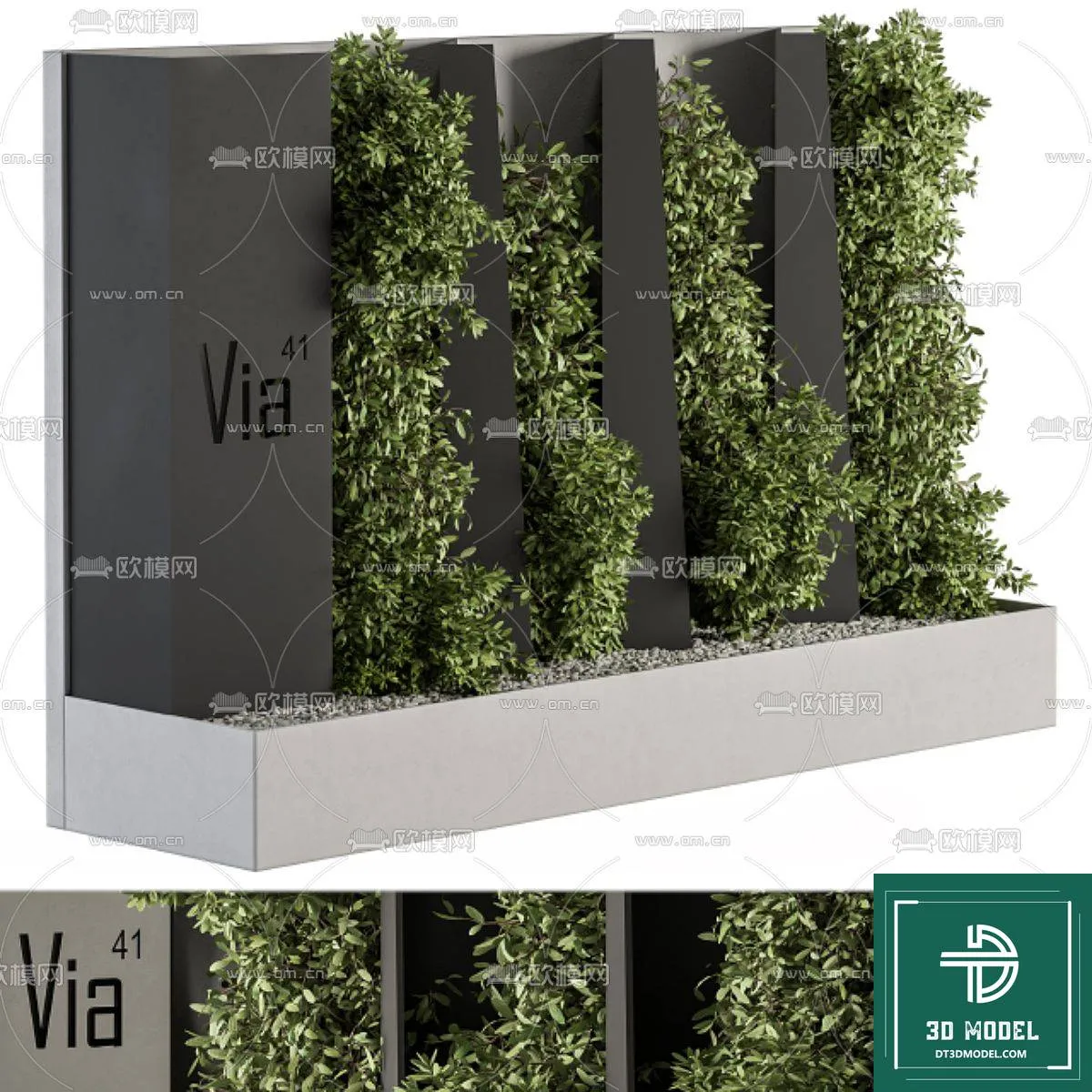 VERTICAL GARDEN – FITOWALL PLANT 3D MODEL – 002