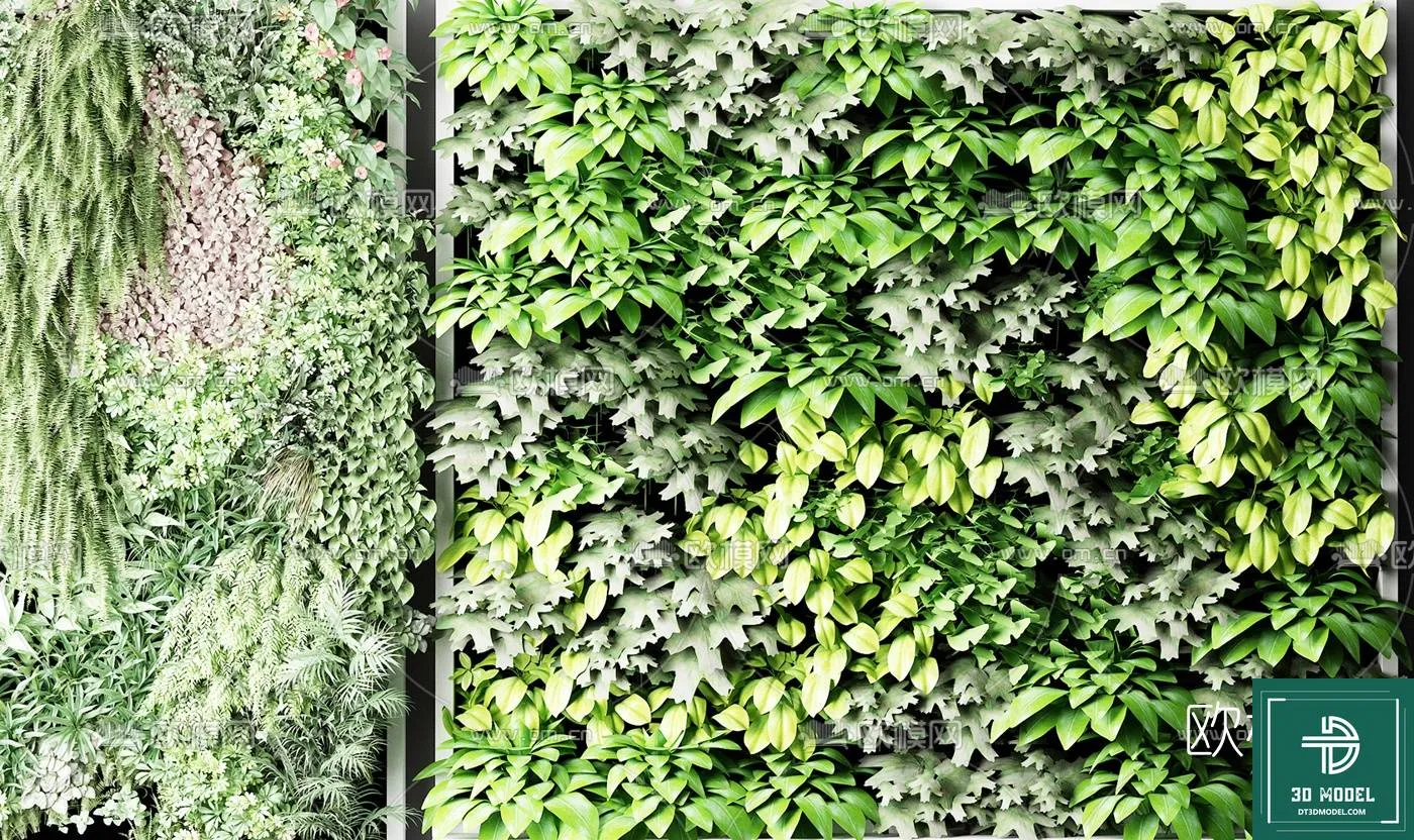 VERTICAL GARDEN – FITOWALL PLANT 3D MODEL – 003