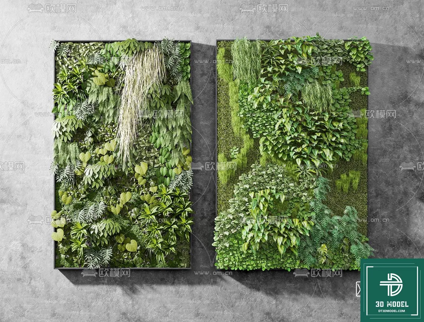 VERTICAL GARDEN – FITOWALL PLANT 3D MODEL – 010