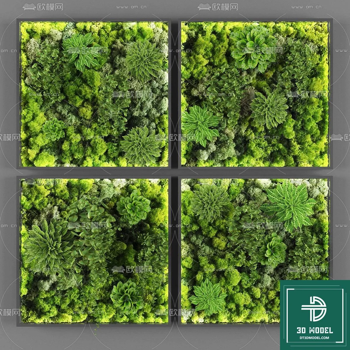 VERTICAL GARDEN – FITOWALL PLANT 3D MODEL – 012