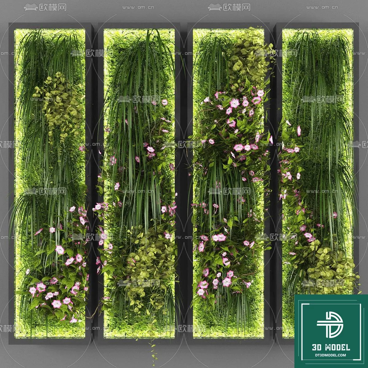 VERTICAL GARDEN – FITOWALL PLANT 3D MODEL – 014