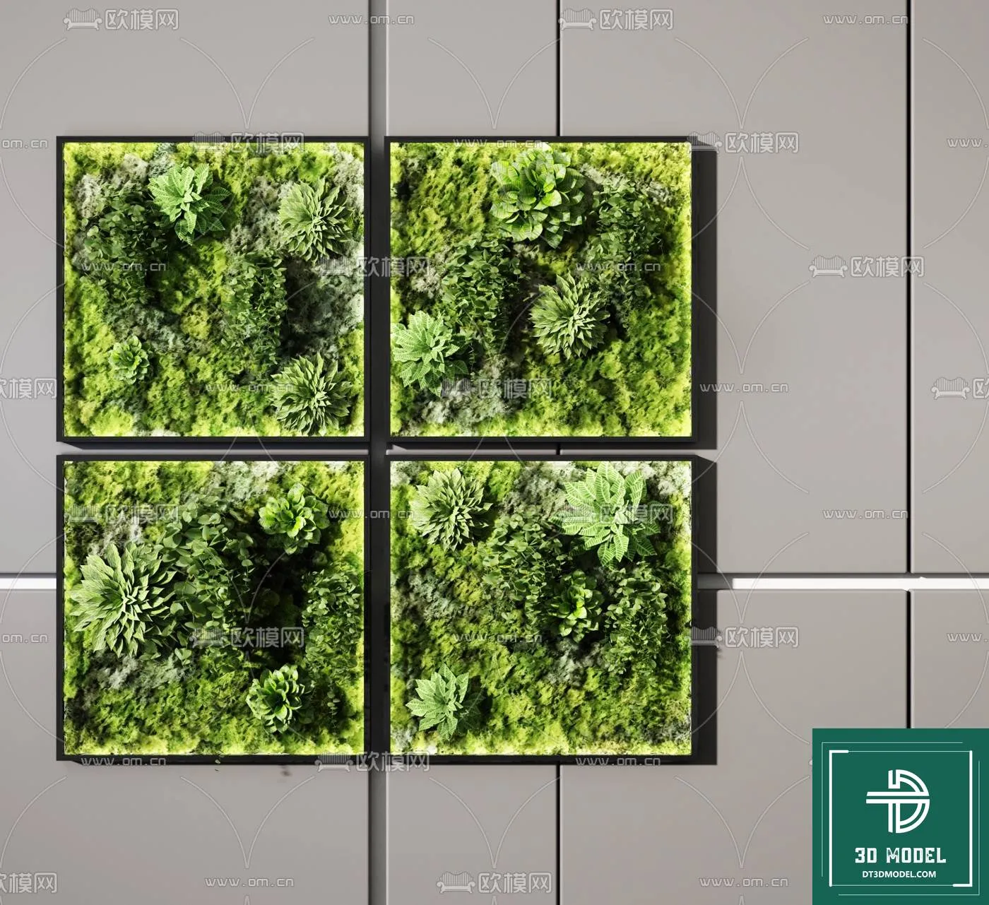 VERTICAL GARDEN – FITOWALL PLANT 3D MODEL – 037