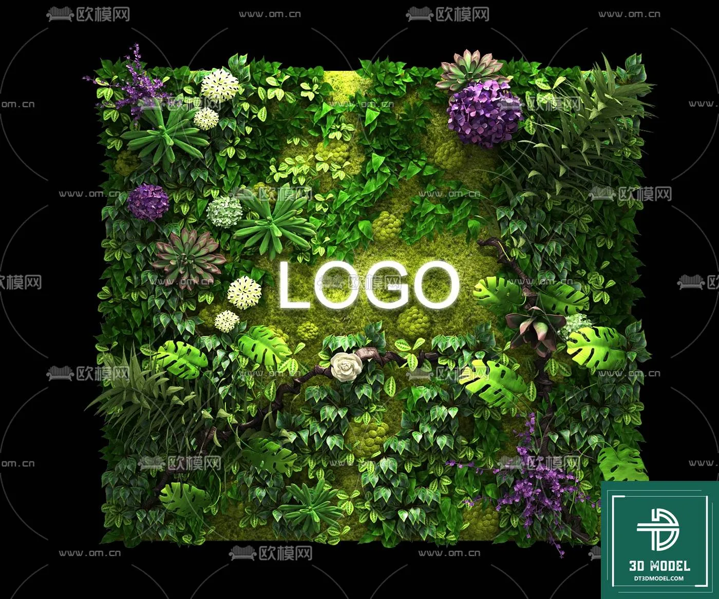 VERTICAL GARDEN – FITOWALL PLANT 3D MODEL – 038