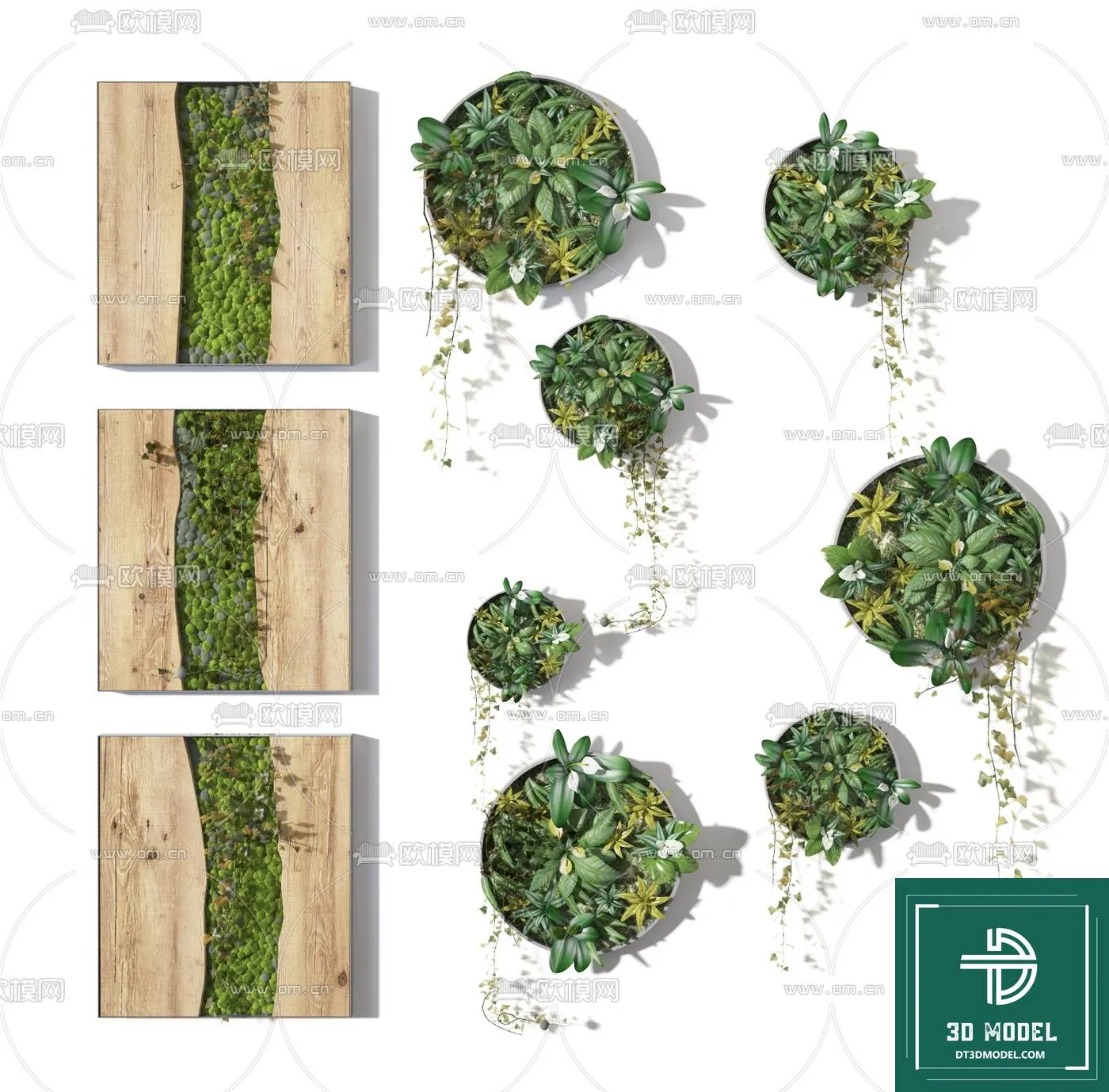 VERTICAL GARDEN – FITOWALL PLANT 3D MODEL – 051
