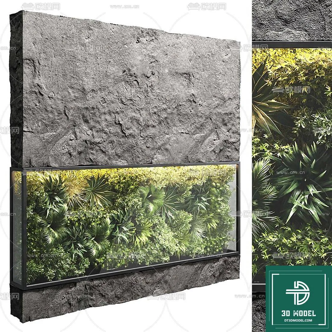 VERTICAL GARDEN – FITOWALL PLANT 3D MODEL – 068