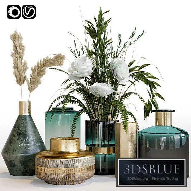 Decorative set 06 3DS Max - thumbnail 3