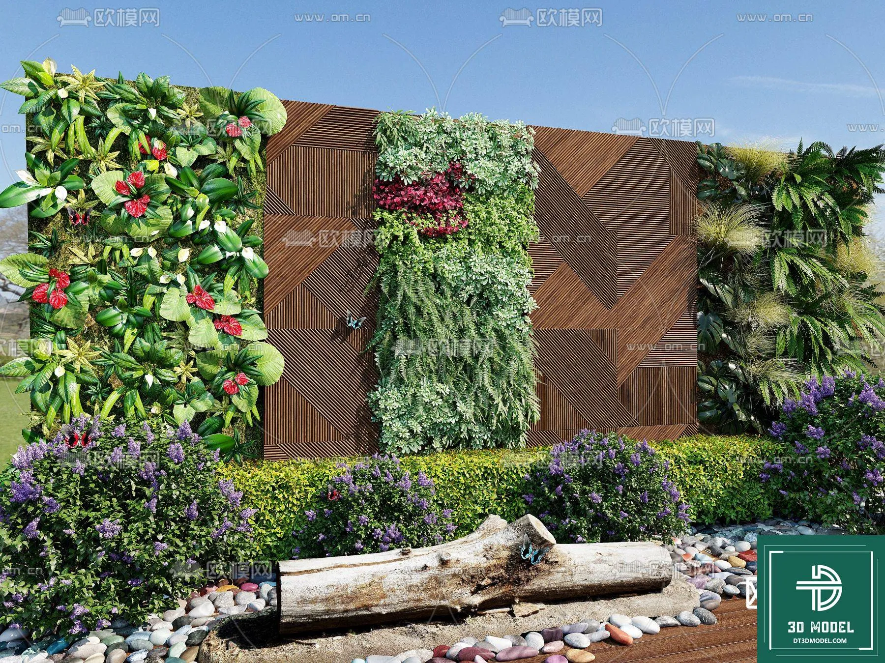 VERTICAL GARDEN – FITOWALL PLANT 3D MODEL – 108