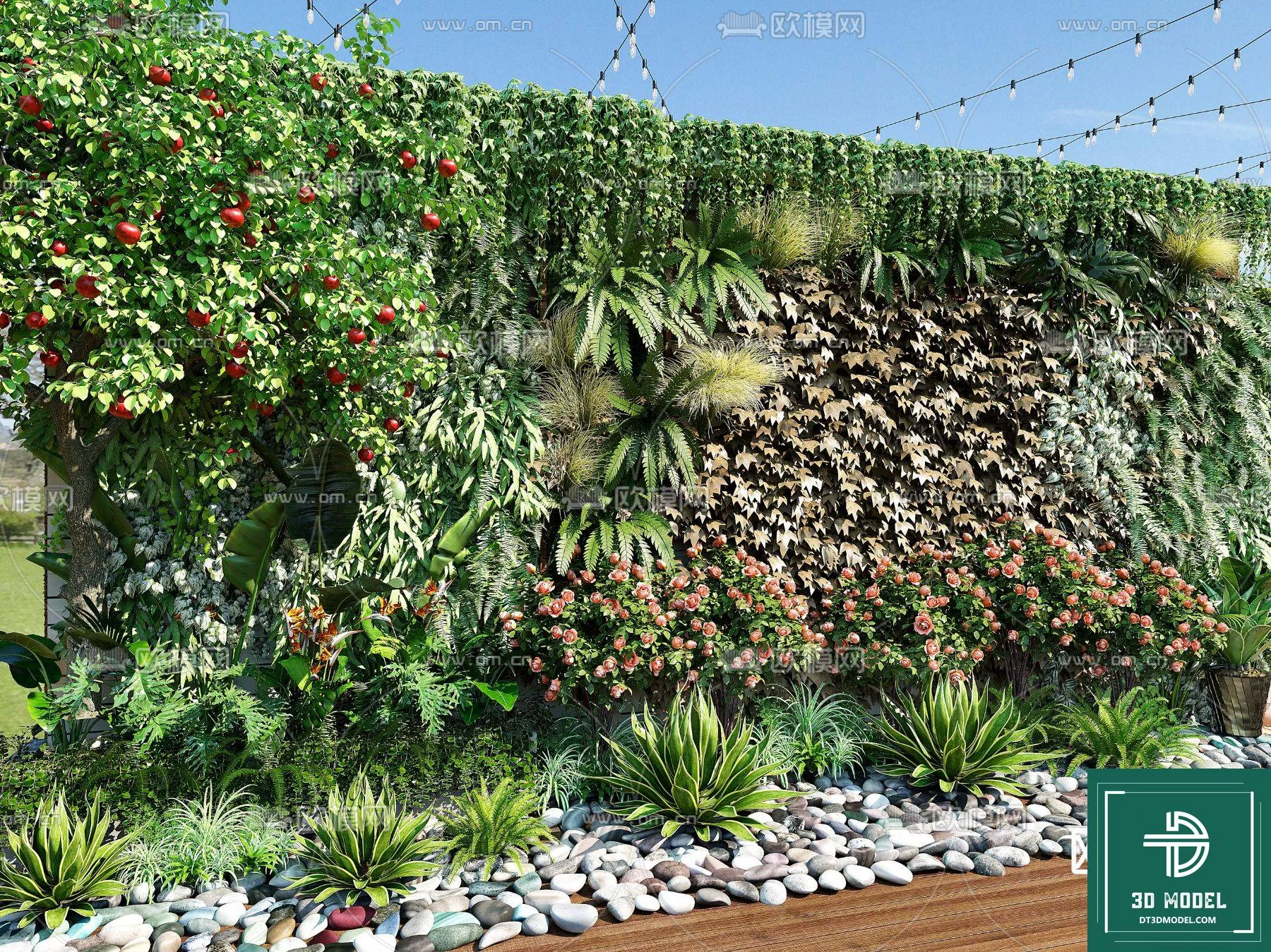 VERTICAL GARDEN – FITOWALL PLANT 3D MODEL – 109