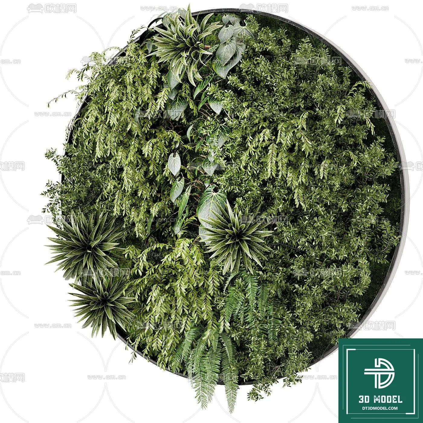 VERTICAL GARDEN – FITOWALL PLANT 3D MODEL – 134