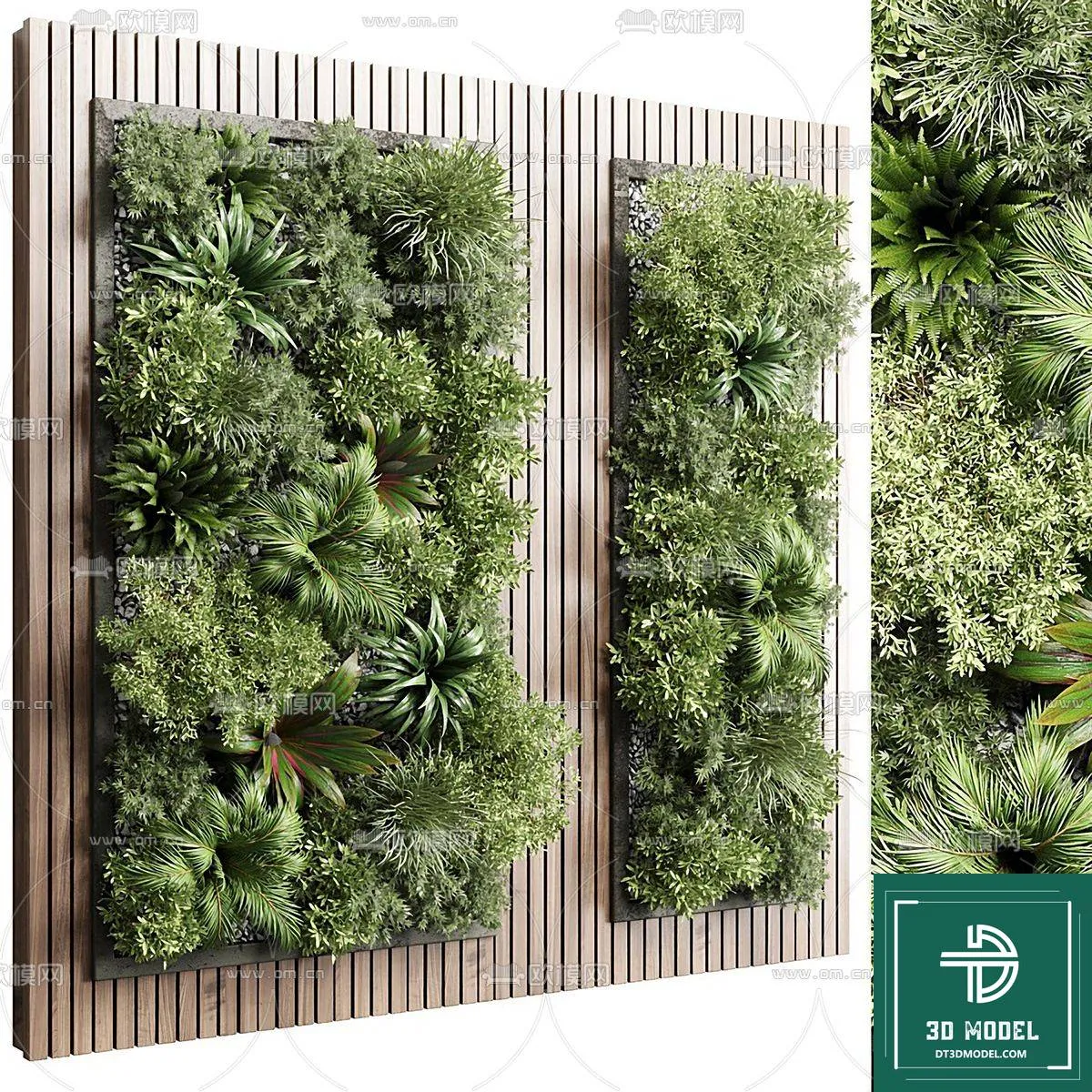 VERTICAL GARDEN – FITOWALL PLANT 3D MODEL – 136