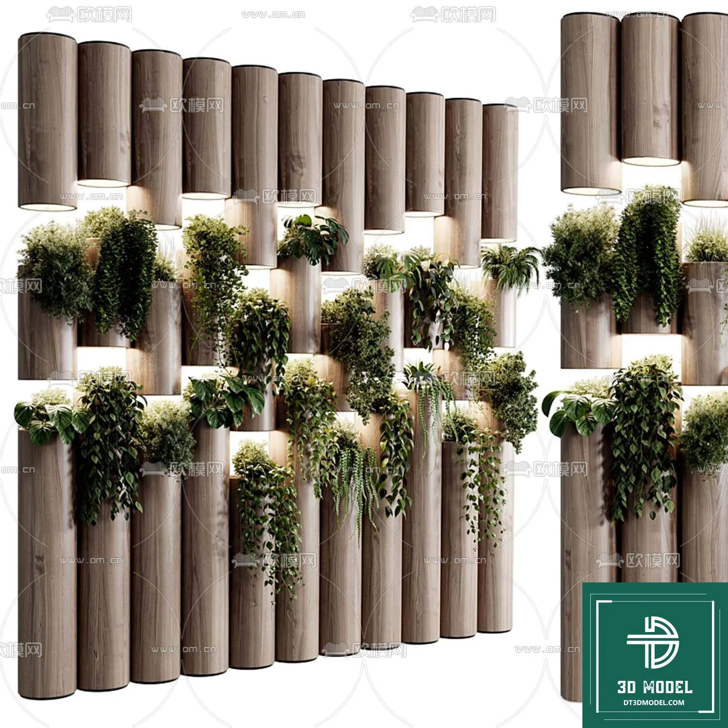 VERTICAL GARDEN – FITOWALL PLANT 3D MODEL – 153