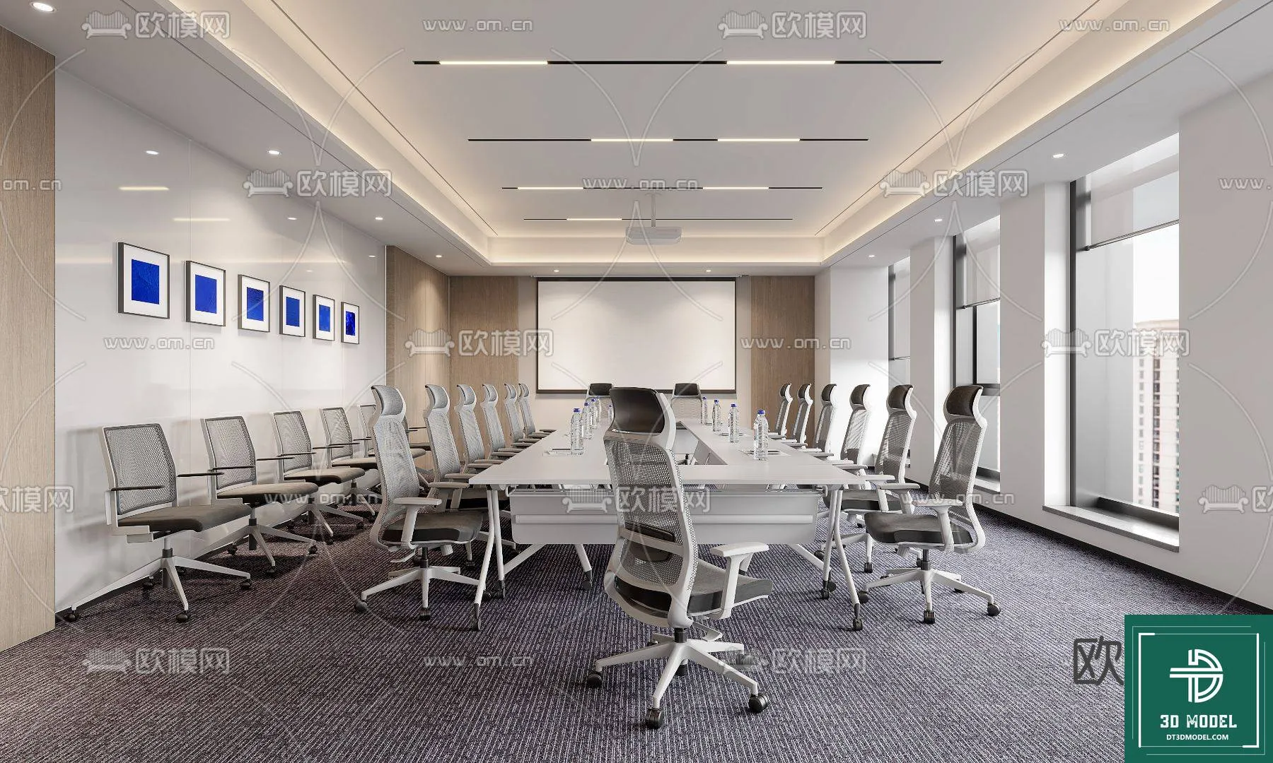 MEETING ROOM – OFFICE – 3D SCENES – 011