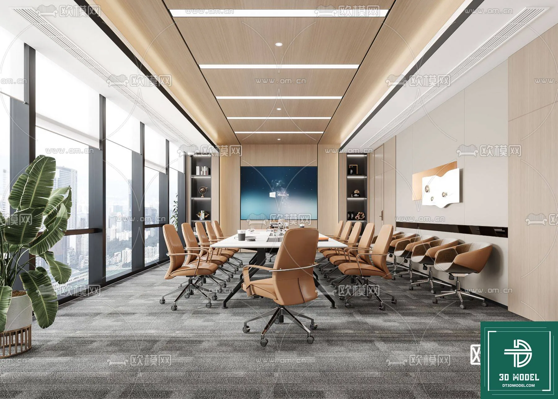 MEETING ROOM – OFFICE – 3D SCENES – 022