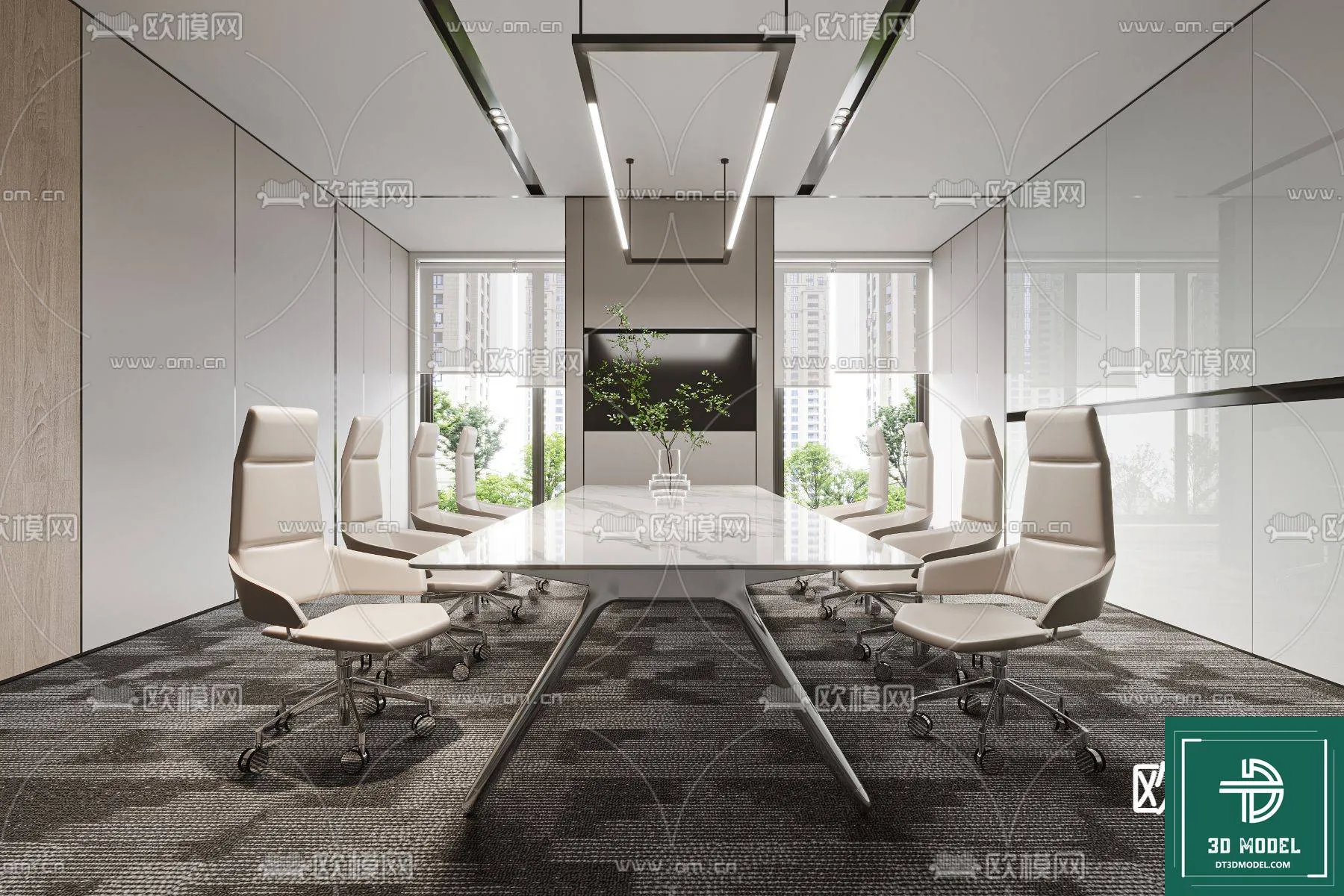 MEETING ROOM – OFFICE – 3D SCENES – 040