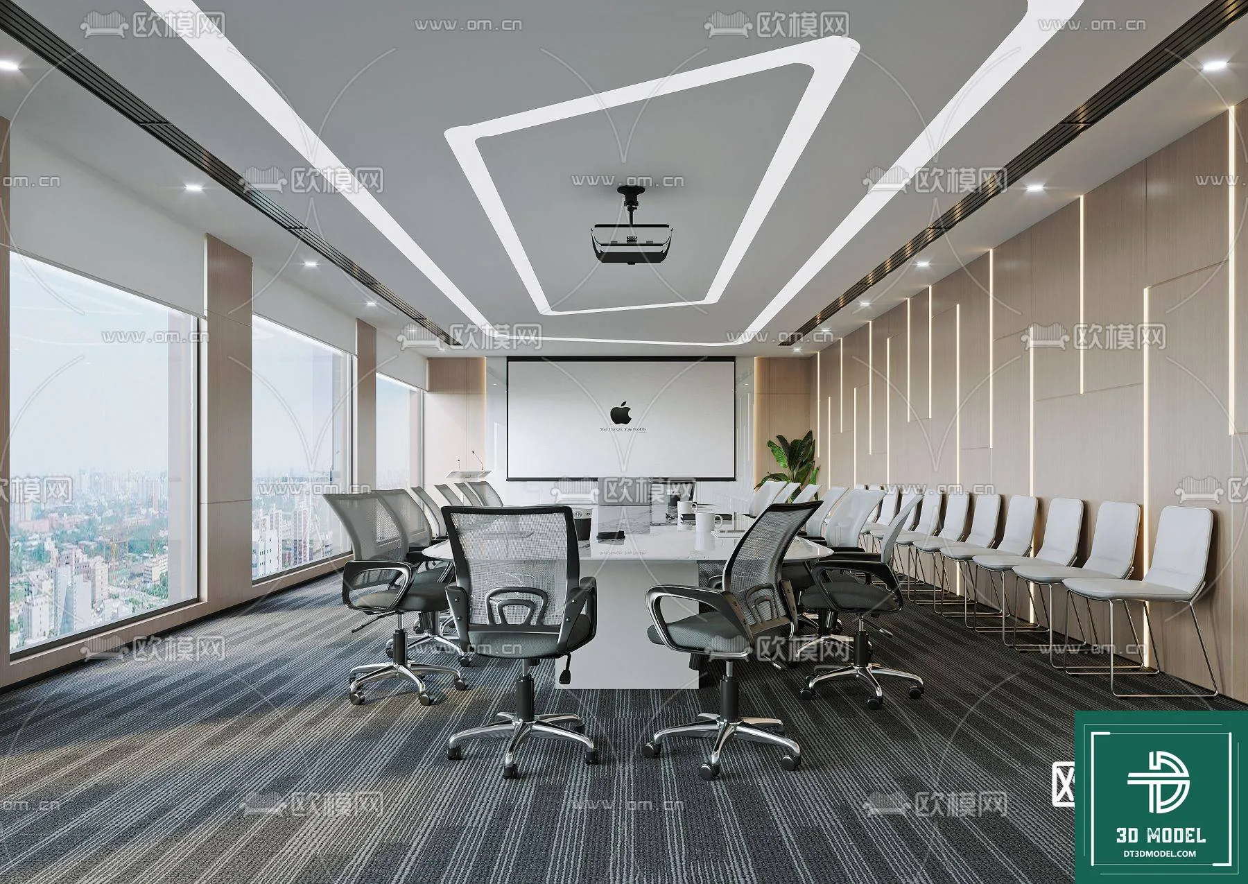 MEETING ROOM – OFFICE – 3D SCENES – 059