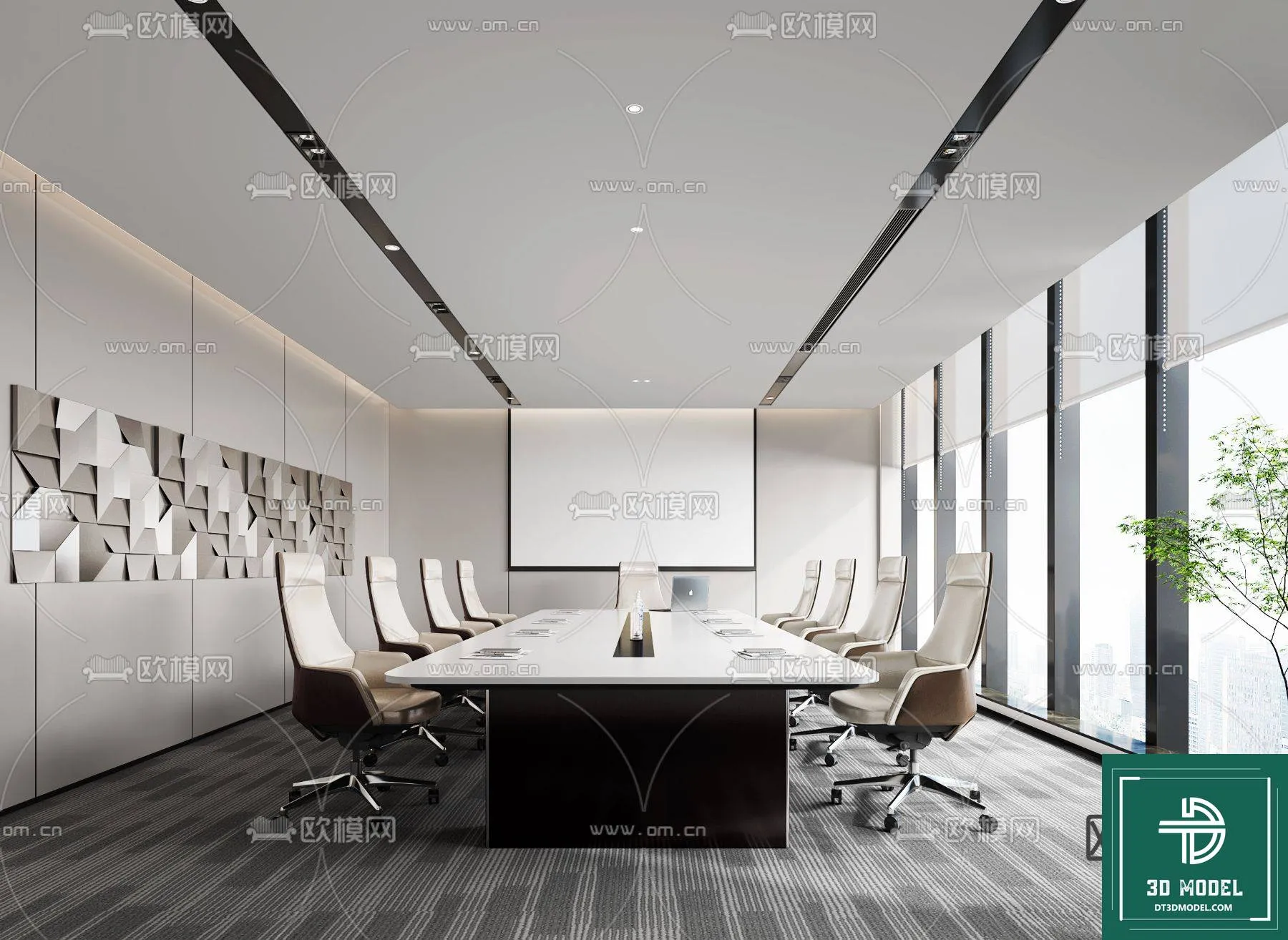 MEETING ROOM – OFFICE – 3D SCENES – 064