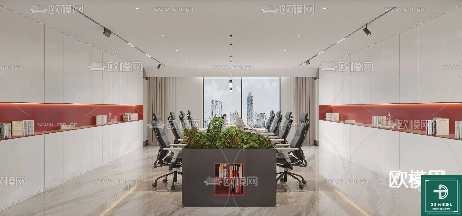 MEETING ROOM – OFFICE – 3D SCENES – 086