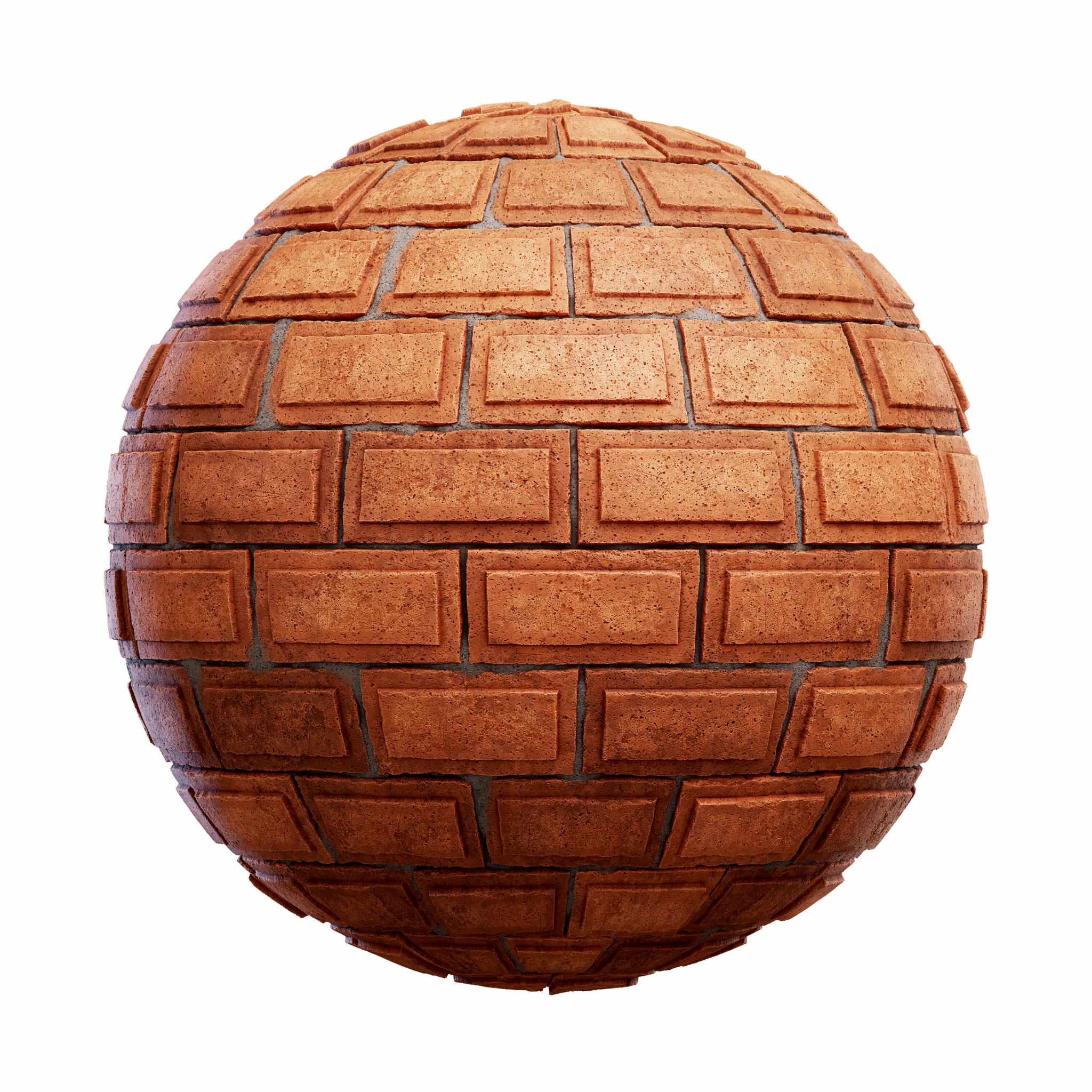 Blocks Exterior Brick Walls PBR Textures – 4K – 8K – brown_stone_brick_wall_45_90